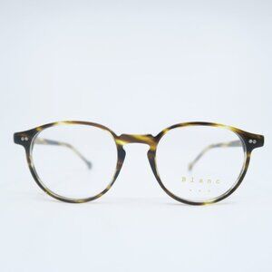 Nathalie Blanc CLEMENT Col. 442 Havana, Round, New, Unisex Eyeglasses Frames.